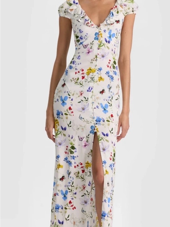 Alice + Olivia Dresses & Skirts - Alice + Olivia Tara Twisting Vines Floral Midi Maxi Dress NWT MSRP $495